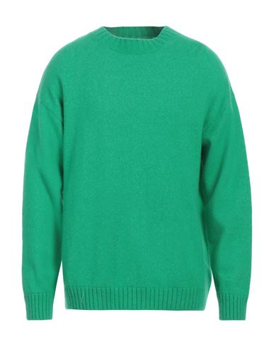Shop Laneus Man Sweater Green Size 44 Cashmere, Silk, Polyester