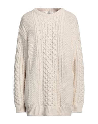 Totême Toteme Woman Sweater Ivory Size S Wool In White
