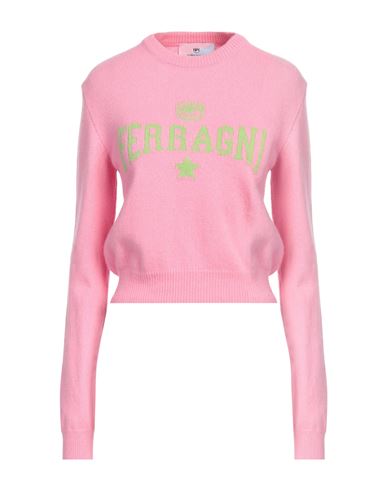 Shop Chiara Ferragni Woman Sweater Pink Size Xs Wool, Viscose, Polyamide, Cashmere