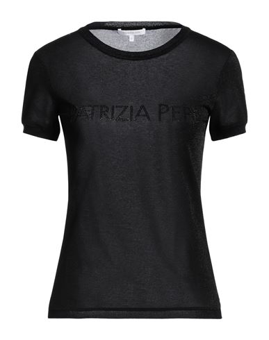 Shop Patrizia Pepe Woman Sweater Black Size 0 Viscose, Polyester, Polyamide, Elastane