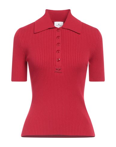 Courrèges Courreges Woman Sweater Red Size M Viscose, Polyester
