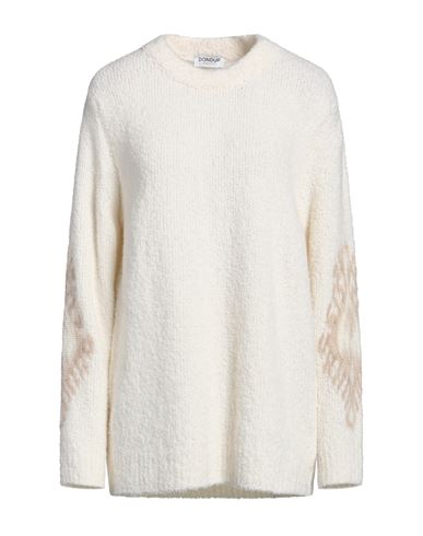 Shop Dondup Woman Sweater White Size 10 Wool, Polyamide, Cashmere, Elastane
