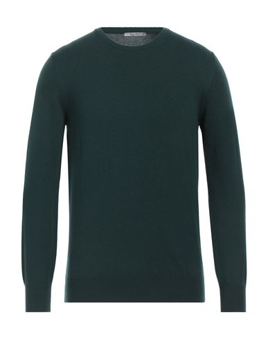 Kangra Man Sweater Emerald Green Size 44 Wool, Silk, Cashmere