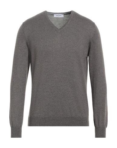 Shop Gran Sasso Man Sweater Dove Grey Size 42 Virgin Wool