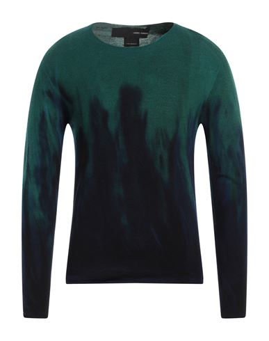 Shop Isabel Benenato Man Sweater Emerald Green Size Xxl Virgin Wool