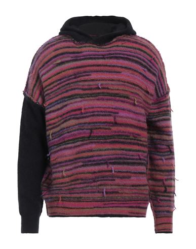 Shop Isabel Benenato Man Sweater Garnet Size M Alpaca Wool, Polyamide, Elastane, Wool In Red