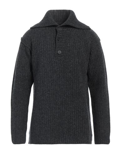 Shop Isabel Benenato Man Sweater Lead Size Xl Virgin Wool In Grey