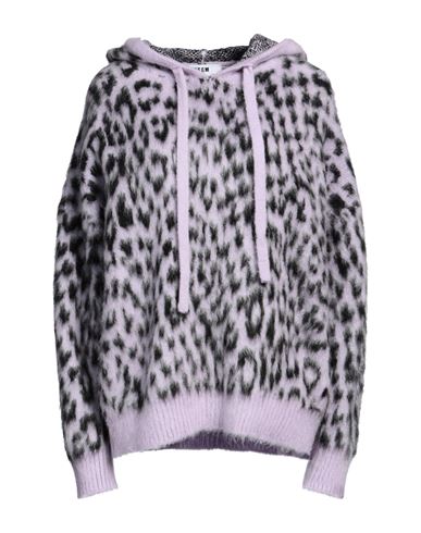 Shop Msgm Woman Sweater Lilac Size S Acrylic, Polyamide, Mohair Wool In Purple