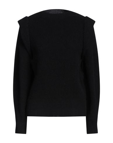 Dondup Woman Sweater Black Size 8 Alpaca Wool, Wool