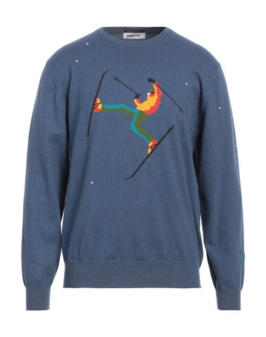 Shop Shockly Man Sweater Slate Blue Size 42 Cotton, Cashmere