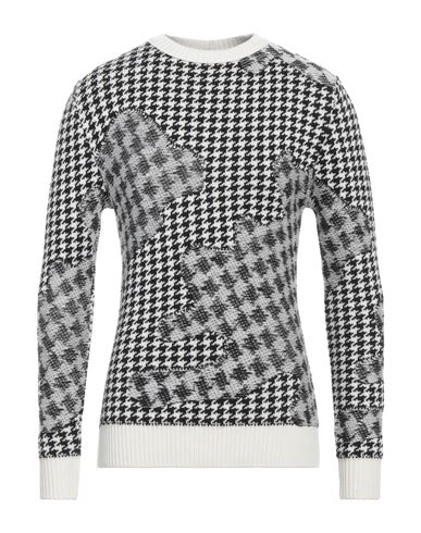 PAOLO PECORA PAOLO PECORA MAN SWEATER BLACK SIZE L VIRGIN WOOL 