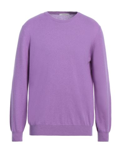Shop Kangra Man Sweater Light Purple Size 44 Wool
