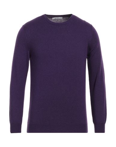 Shop Kangra Man Sweater Purple Size 46 Wool