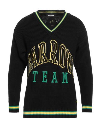 Shop Barrow Man Sweater Black Size S Merino Wool, Viscose, Polyamide, Cashmere
