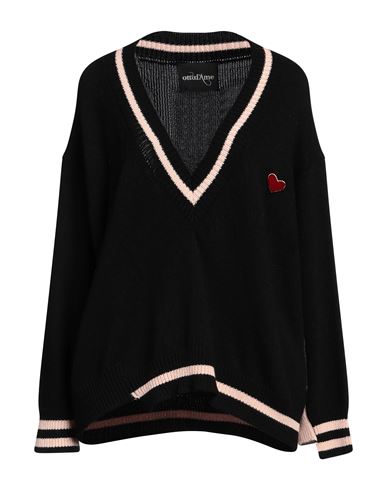 Shop Ottod'ame Woman Sweater Black Size 6 Viscose, Polyamide, Wool, Cashmere