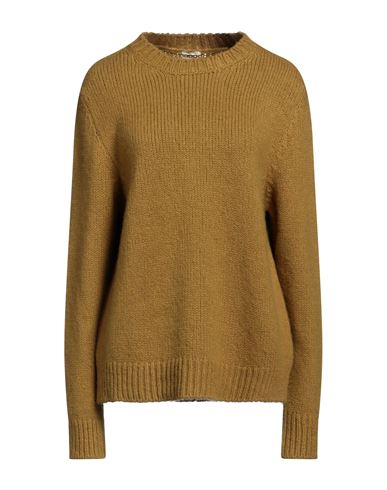 Massimo Alba Woman Sweater Mustard Size S Wool, Cashmere In Yellow