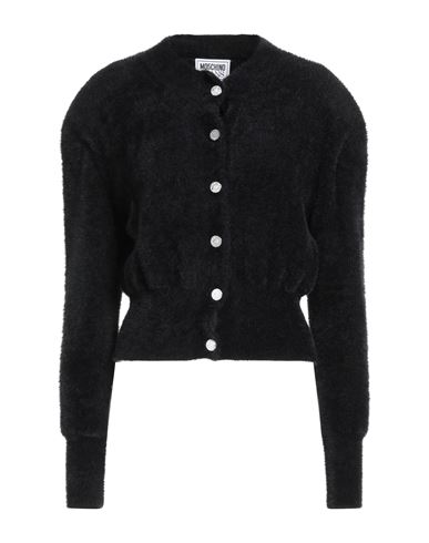 Moschino Jeans Woman Cardigan Black Size M Polyamide