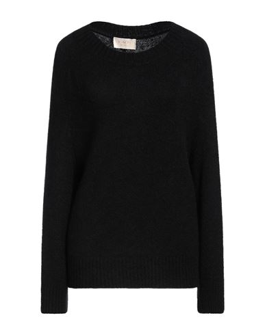 Shop Kaos Jeans Woman Sweater Black Size L Acrylic, Polyamide, Mohair Wool, Wool, Elastane