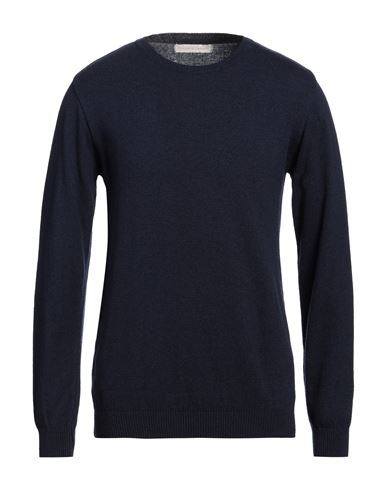 Shop Officine Del Cashmere Man Sweater Midnight Blue Size M Viscose, Wool, Polyamide, Cashmere
