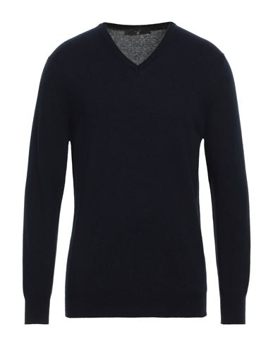 Become Man Sweater Midnight Blue Size 44 Merino Wool, Viscose, Polyamide, Cashmere