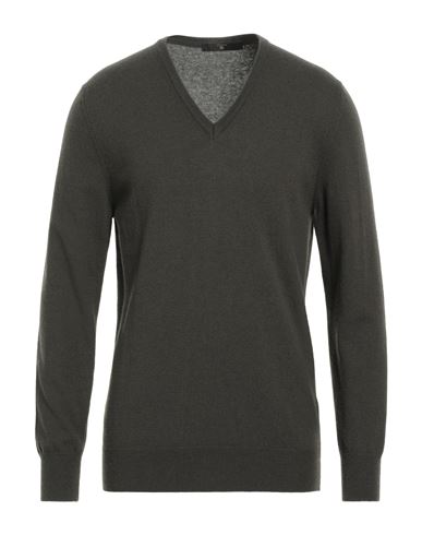 Shop Become Man Sweater Dark Green Size 44 Merino Wool, Viscose, Polyamide, Cashmere