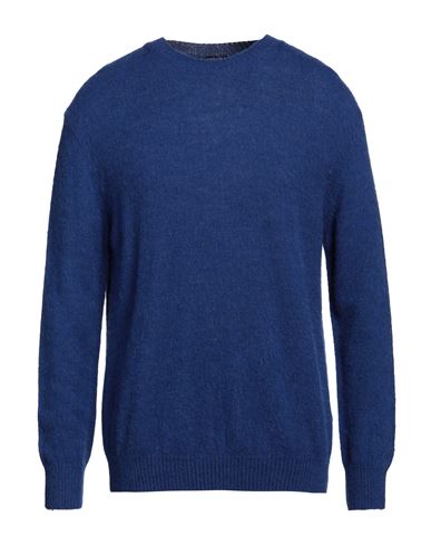 Retois Man Sweater Blue Size M Acrylic, Merino Wool, Alpaca Wool