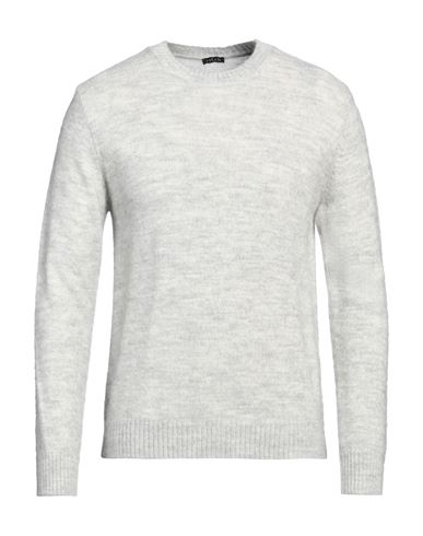 Retois Man Sweater Light Grey Size L Acrylic, Merino Wool, Alpaca Wool In Gray