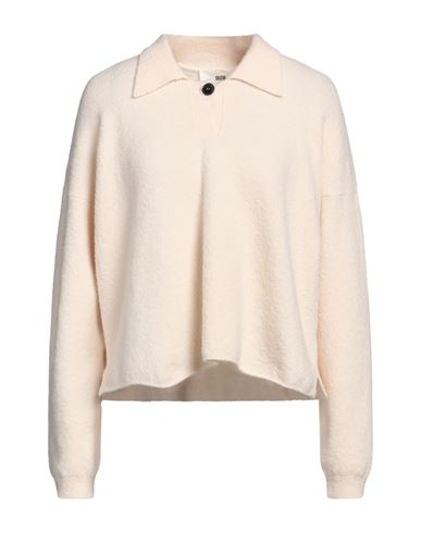 Solotre Woman Sweater Cream Size 3 Wool, Polyamide, Cashmere, Elastane In Neutral