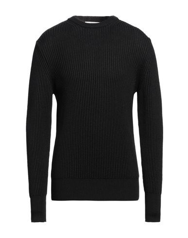 Cruna Man Sweater Black Size Xxl Wool, Acetate