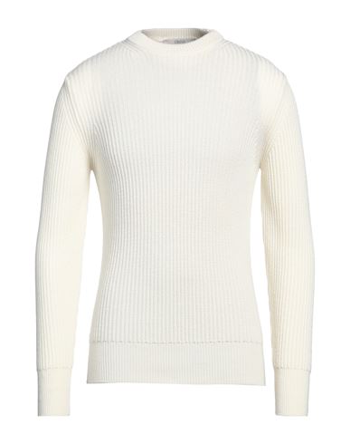 Cruna Man Sweater Ivory Size Xxl Wool, Acetate In Neutral