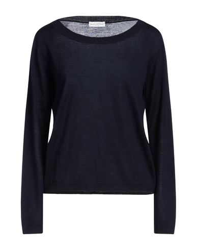 Ballantyne Woman Sweater Midnight Blue Size 8 Wool