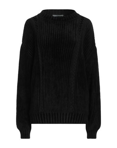 Alberta Ferretti Woman Sweater Black Size 10 Viscose, Polyamide