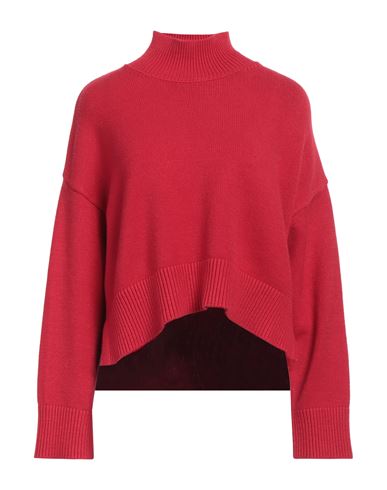 Kaos Jeans Woman Turtleneck Red Size M Viscose, Polyester, Polyamide In Red