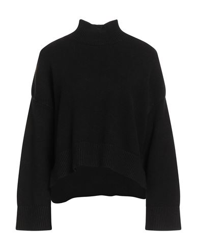 Kaos Jeans Woman Turtleneck Black Size L Viscose, Polyester, Polyamide In Black