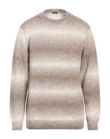 Retois Man Sweater Beige Size Xxl Alpaca Wool, Polyester In Brown