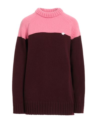 Patou Woman Sweater Pink Size L Merino Wool, Cashmere In Brown