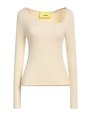 Jjxx By Jack & Jones Woman Sweater Beige Size L Acrylic, Viscose, Nylon, Elastane In Gold