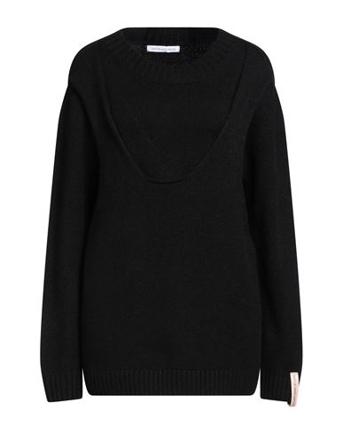 Mar De Margaritas Woman Sweater Black Size S Acrylic, Polyamide, Polyester, Viscose, Wool In Black