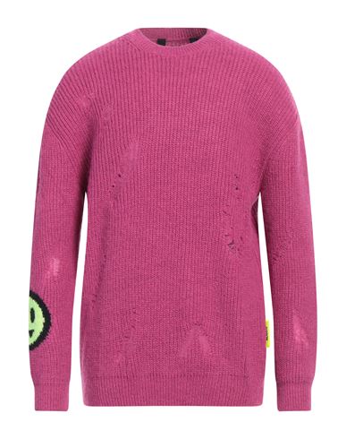 Barrow Man Sweater Fuchsia Size M Acrylic, Polyamide, Alpaca Wool In Purple