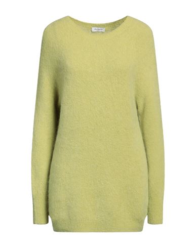 Shop Arovescio Woman Sweater Yellow Size 10 Wool, Cashmere