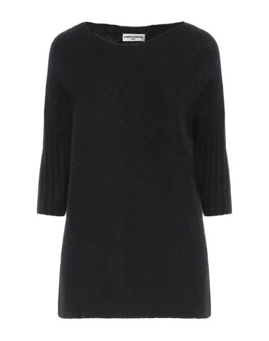 Shop Sandro Ferrone Woman Sweater Black Size L Acrylic, Polyamide, Wool, Elastane