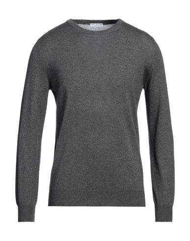 Albas Man Sweater Steel Grey Size 38 Silk, Cashmere In Gray