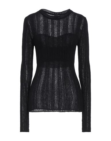 Pinko Woman Sweater Black Size S Polyamide, Alpaca Wool, Wool In Black