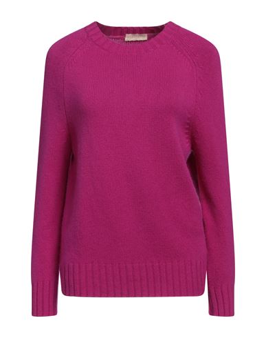 Shop Purotatto Woman Sweater Fuchsia Size 14 Cashmere In Pink