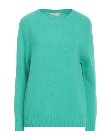 Purotatto Woman Sweater Emerald Green Size 12 Cashmere