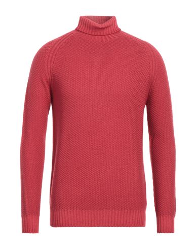 Shop H953 Man Turtleneck Red Size 38 Merino Wool