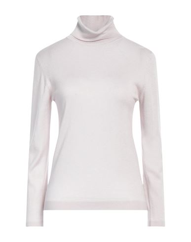 Shop Purotatto Woman Turtleneck Light Pink Size 12 Silk, Cashmere