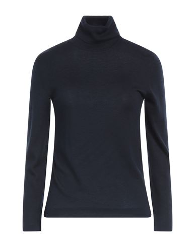 Shop Purotatto Woman Turtleneck Midnight Blue Size 10 Silk, Cashmere