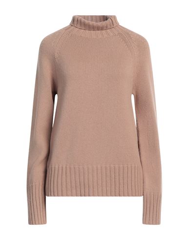 'S MAX MARA 'S MAX MARA WOMAN TURTLENECK CAMEL SIZE M WOOL, CASHMERE 