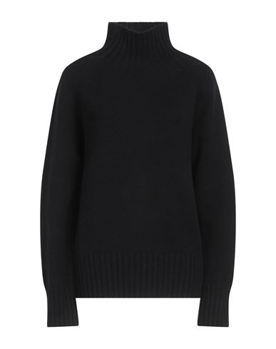 'S MAX MARA 'S MAX MARA WOMAN TURTLENECK BLACK SIZE L WOOL, CASHMERE 